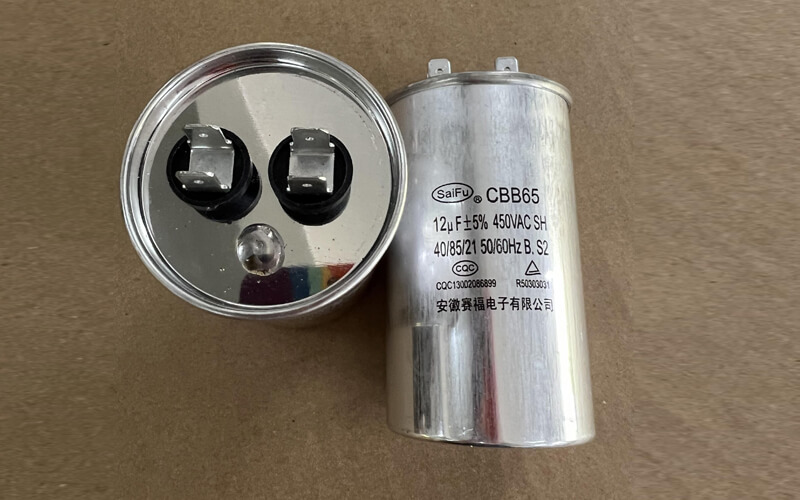 Kondensator silnika AC CBB65 1uf-120uf z 2 2 pinami